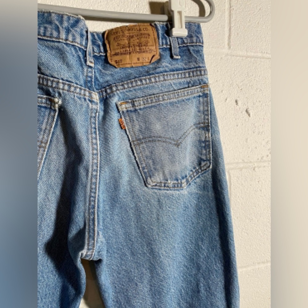 Vintage Levi's, Vintage Jeans, Orange Tab, 1970's Jeans, 70's Fashion